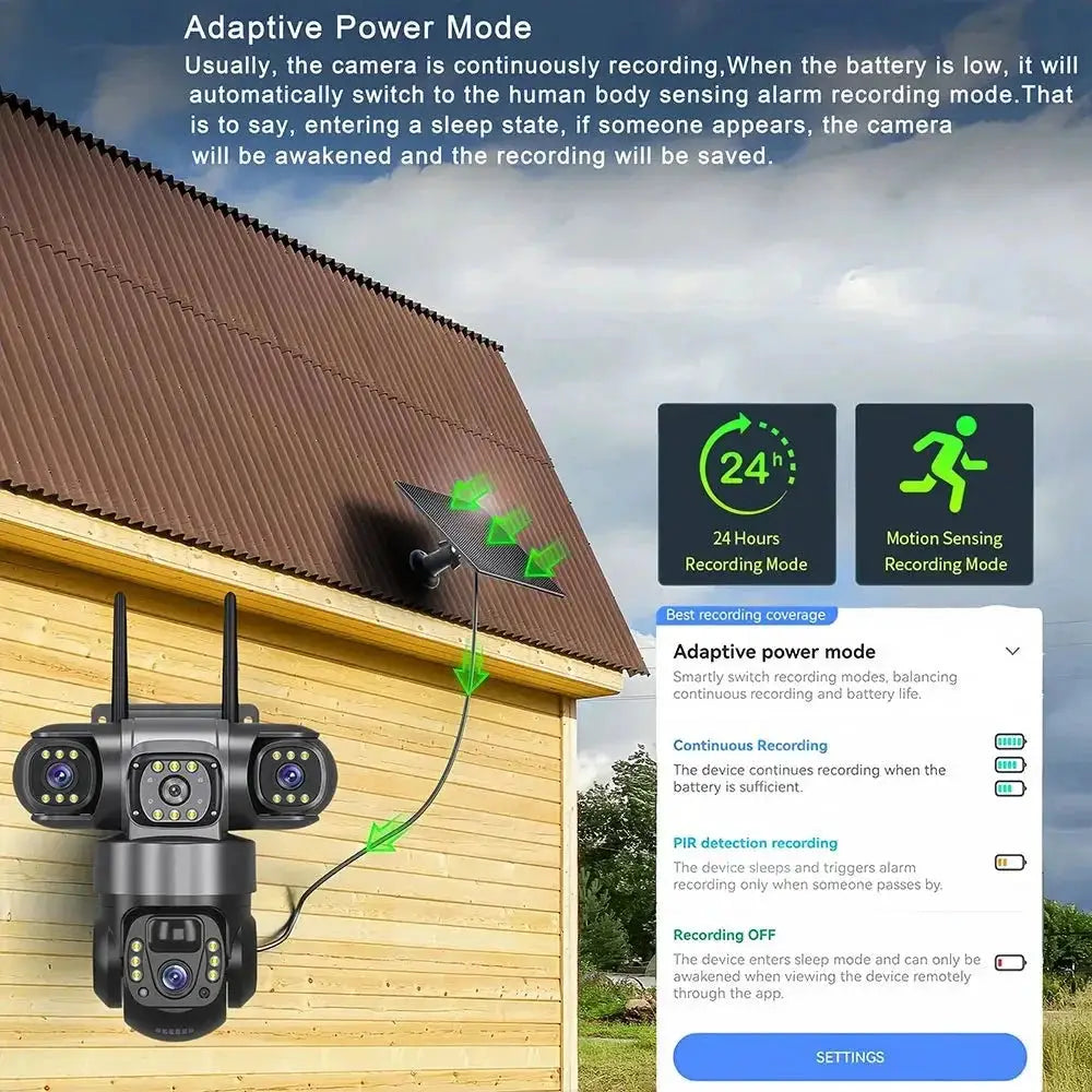 Off-Grid Solar IP Camera for Outdoor Use — product view 14