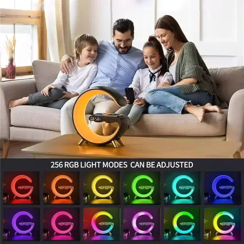 All in One Wireless Charger Stand Bluetooth Speaker - OurLum.com