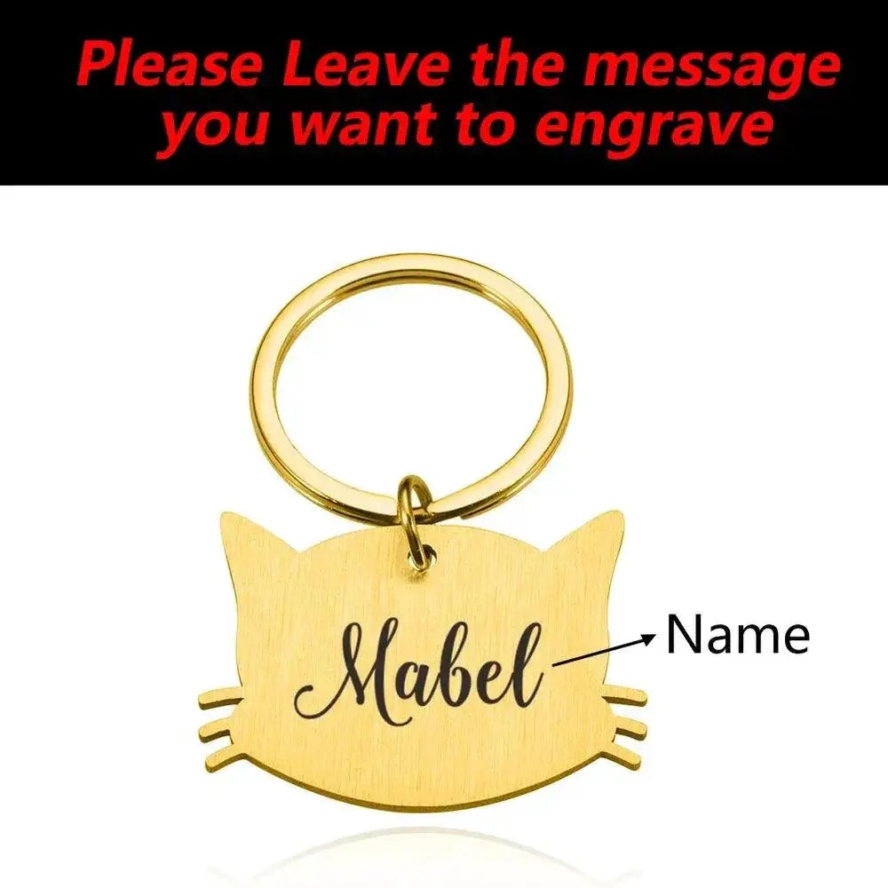 Personalized Stainless Steel Pet Tag With Free Engraving