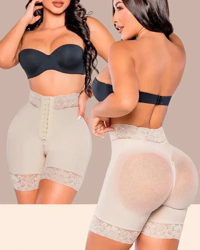 Lace Butt Lifter Shapewear With Tummy Control Bodywear