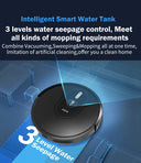 Robot Vacuum Cleaner ABIR X6PRO with 6000PA Suction