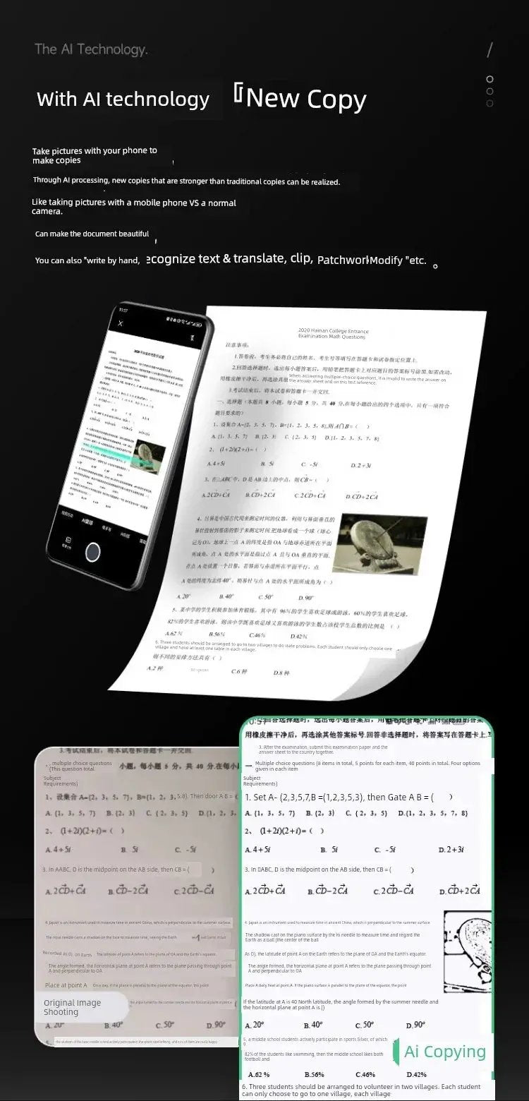 Zero Ink Cloud Paper Saving Non Ink Printer A4 Mini