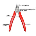 PLATO Carbon Steel Precision Wire Cutting Pliers Red DIY Tool