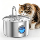 Stainless Steel Quiet Pet Fountain