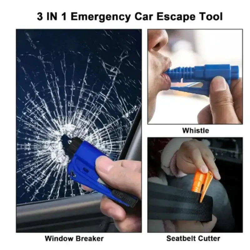Compact Car Emergency Escape Hammer Multi Function Tool