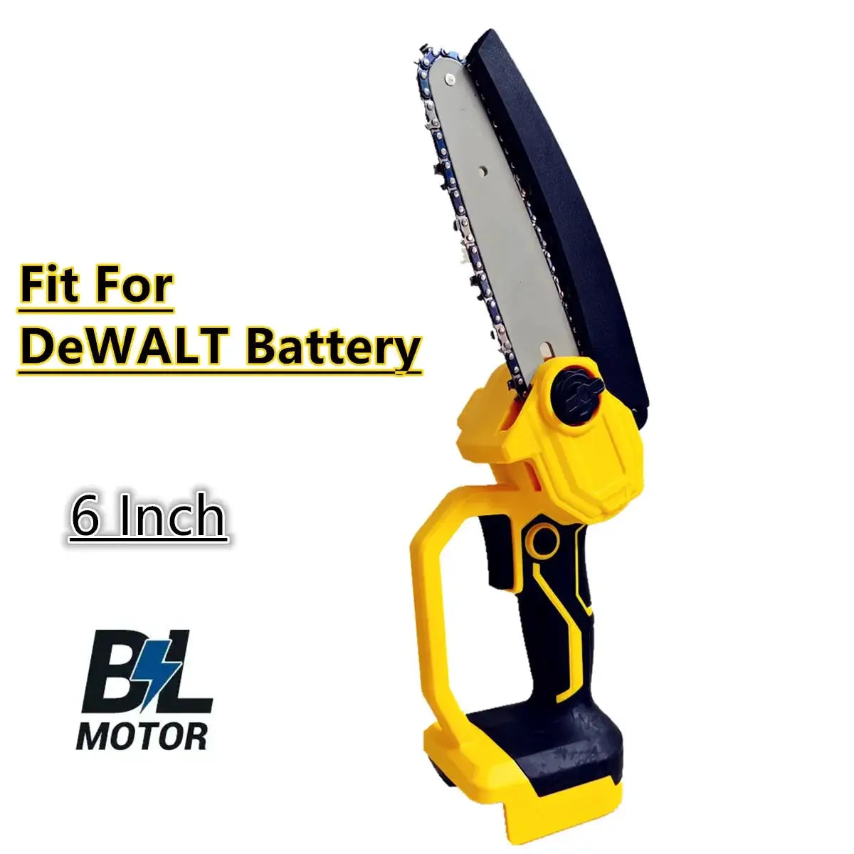 Cordless Brushless Chainsaw 8 Inch And 6 Inch Wood Cutter - OurLum.com