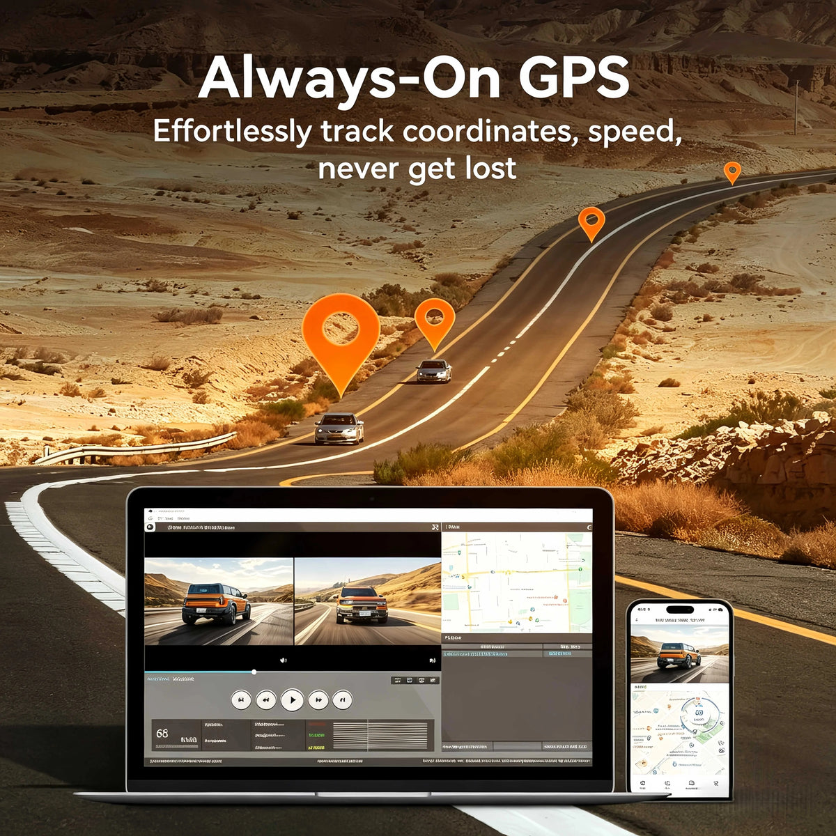 PRO Mirror Dash Cam with ADAS and BSD and LCA — product view 8