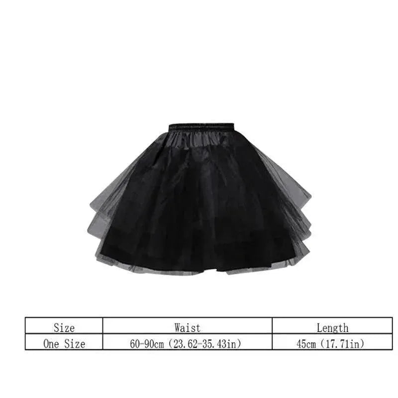 Fluffy Tutu Skirt Petticoat for Girls and Women Chic