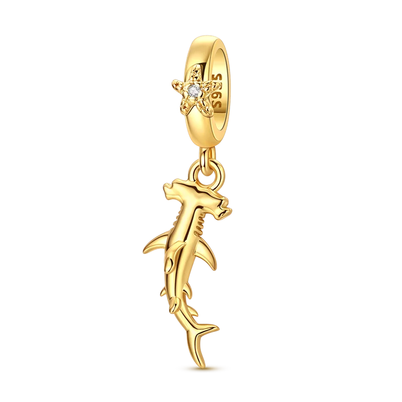 Gold Series Charm Bead Sterling