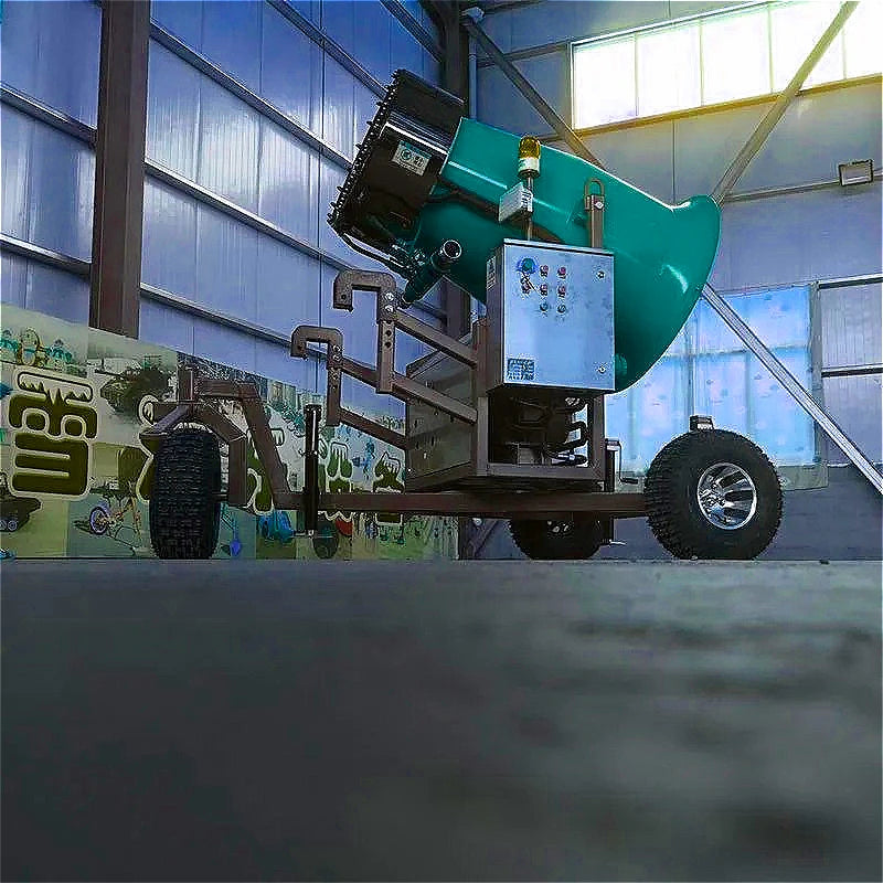 Outdoor Snow Production Machine