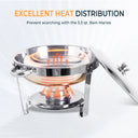 Pack Chafing Dish Buffet Set Stainless Steel With Food Pan