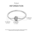 Bracelet Sterling Silver Snowflake Heart