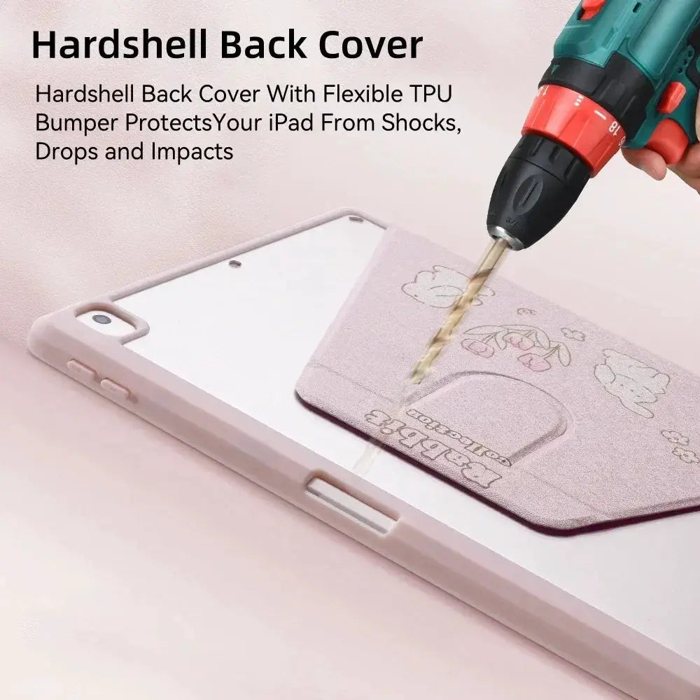 Acrylic Case 360 Rotating Cover For 2024 iPad Air M2 Pro M4