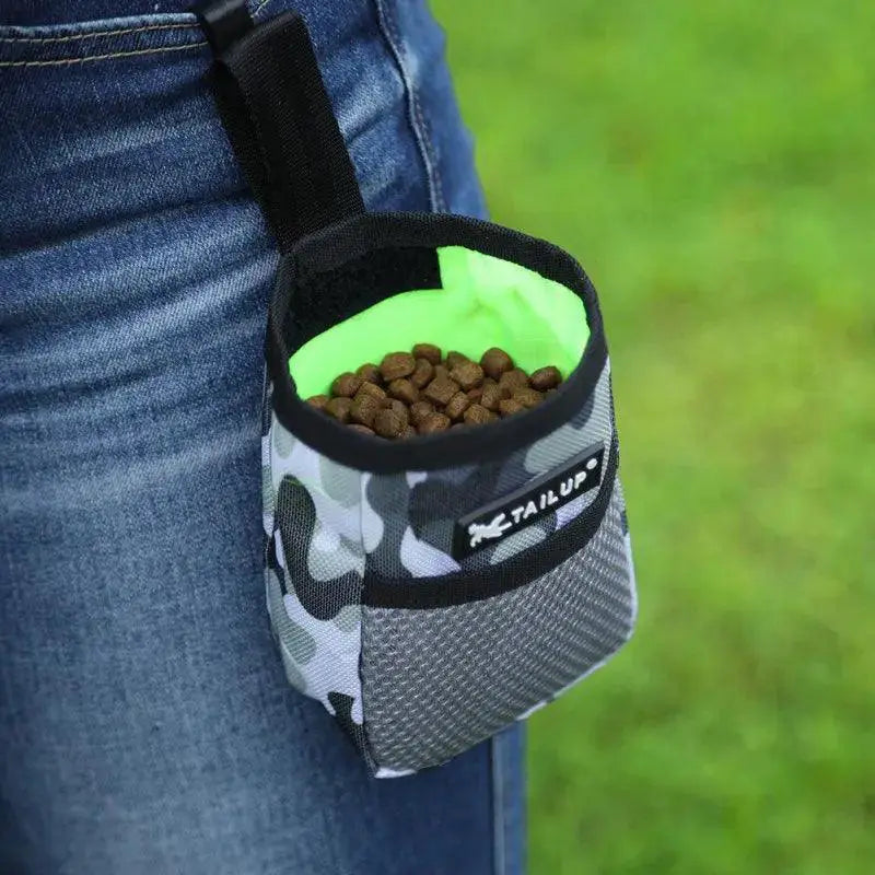 Pet Training Treat Bag Durable Oxford Cloth Hands Free Pouch