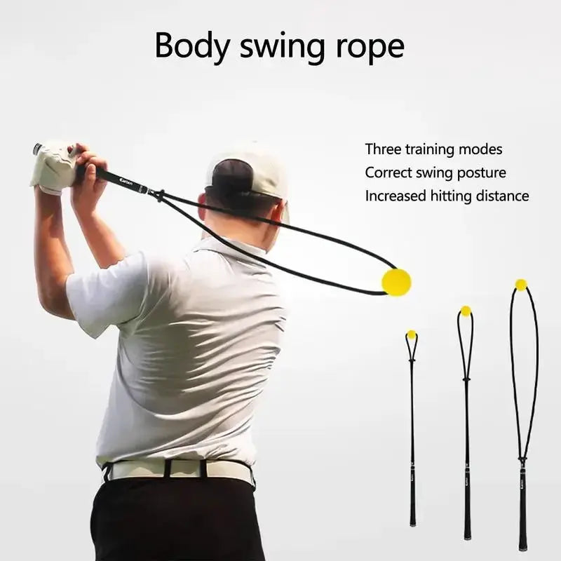 Golf Swing Practice Rope Adjustable Trainer Golf Accessory