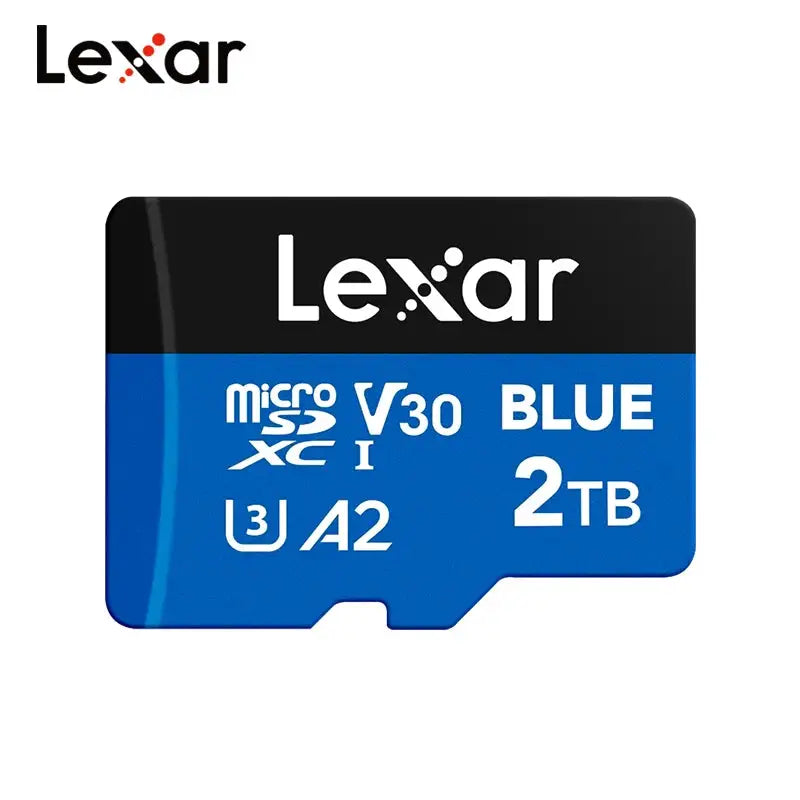 Original Lexar BLUE MicroSDXC UHS-I Card 1T 2TB A2 V30 Micro SD Card Max 160Mb/s Memory Card for Switch Tablet Dash Cam Flash TF