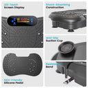 Smart Vibration Plate Exercise Machine With LED Light Strip Deep