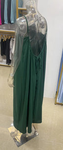 Women Strapless Backless Maxi Dress Sleepwear Loungewear Casual Loose Fit Summer