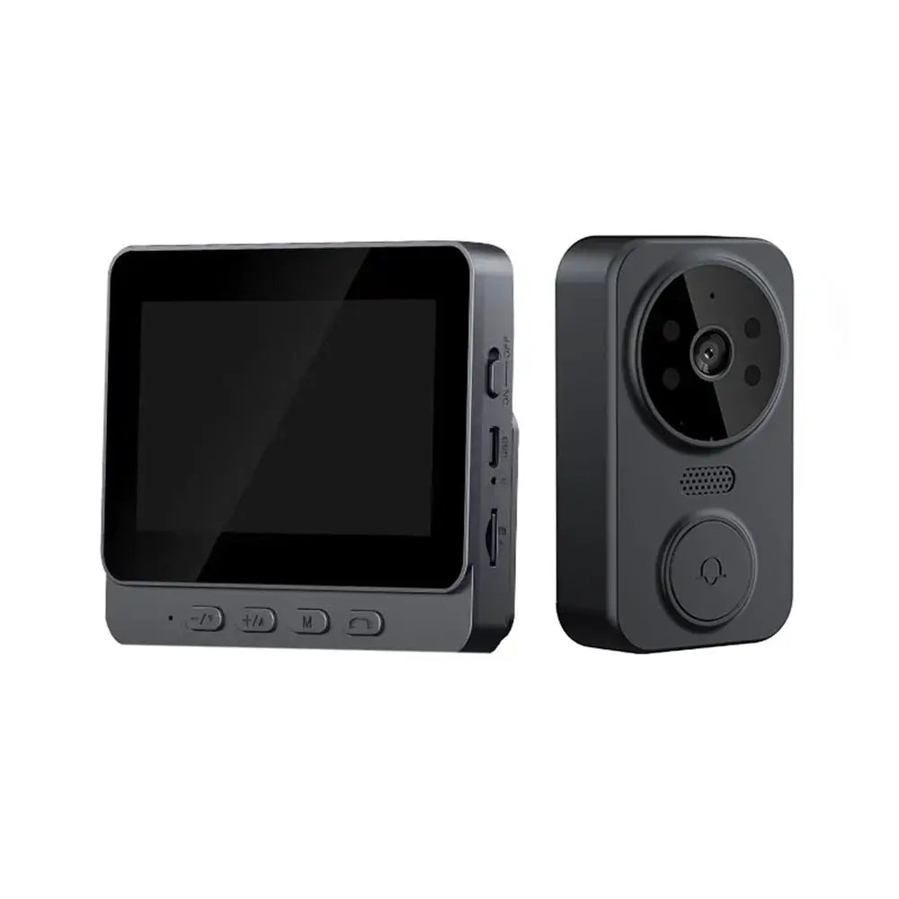 Wireless Video Doorbell Camera Bundle Smart Security with Night Vision 2.4G WiFi HD Motion Detection Cloud Storage by stepyours.com