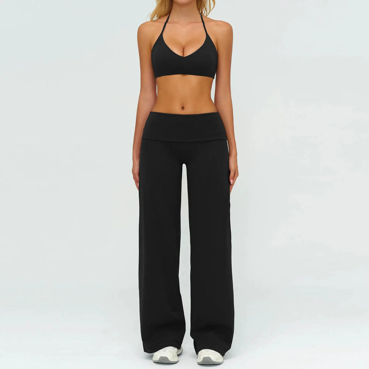 Women Yoga Set Breathable High Waist Leggings — product view 15