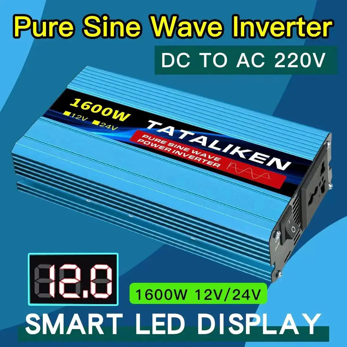 Pure Sine Wave Inverter For Cars Smooth Power Conversion
