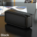 Portable Outdoor Bluetooth Speaker High Power Subwoofer Wireless Waterproof USB Music Player Support AUX TF Card for Camping Travel Party Beach Hiking Loud Stereo Sound Deep Bass Easy to Carry for Home Outdoor Use Great Gift