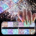 Aurora Sequins Shimmery Nail Flakes for Easy Application