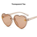 Cute Heart-Shaped Kids Sunglasses with UV Protection Glasses