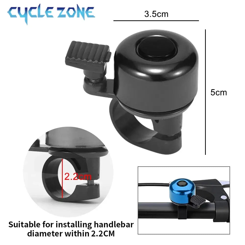 MTB Bicycle Bell Aluminum Alloy Bike Handlebar Bell Ring Mountain Road Cycling Safety Warning Bicycle Horn Cycling Accessories