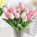 Artificial Tulip Bouquet: Vibrant Vase Decor for Weddings