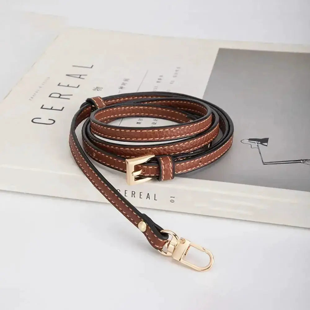 Punch Free Genuine Leather Shoulder Strap For Longchamp Bag