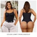 Seamless Thong Bodysuit for Women Slimming Shapewear