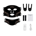 Salon Grade Silicone LED Face Mask With Neck 7 Color Photon Therapy Radiant Skin