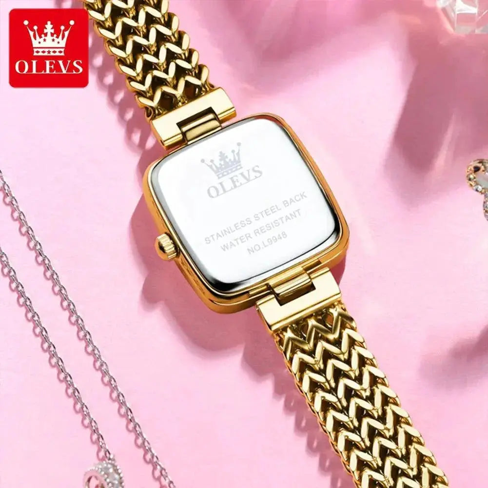 OLEVS Stainless Steel Quartz Watch For Women CE Certified