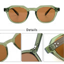 Unisex Retro Polarized Sunglasses with TR90 Frame UV400