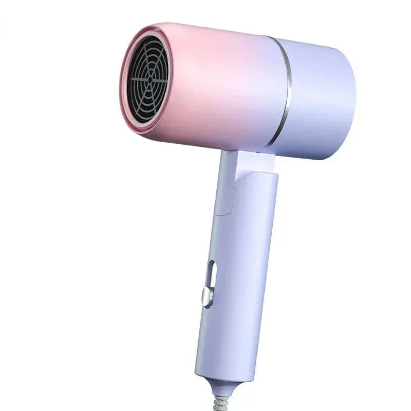 Folding Hairdryer With Carrying Bag Portable Travel Dryer