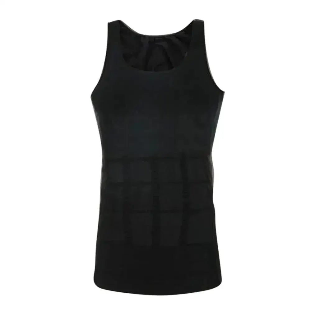 Mens Slimming Body Shaper Vest Nylon Tummy Control