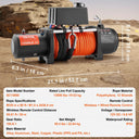 Heavy Duty Electric Winch Set