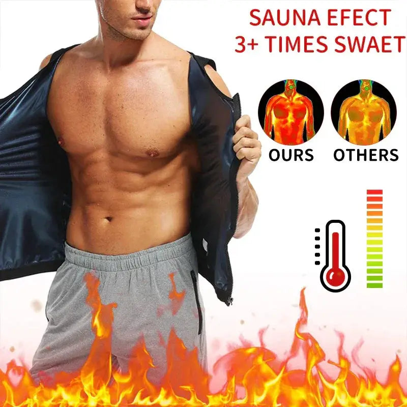 Mens Sauna Vest Waist Trainer For Slimming And Fat Burning