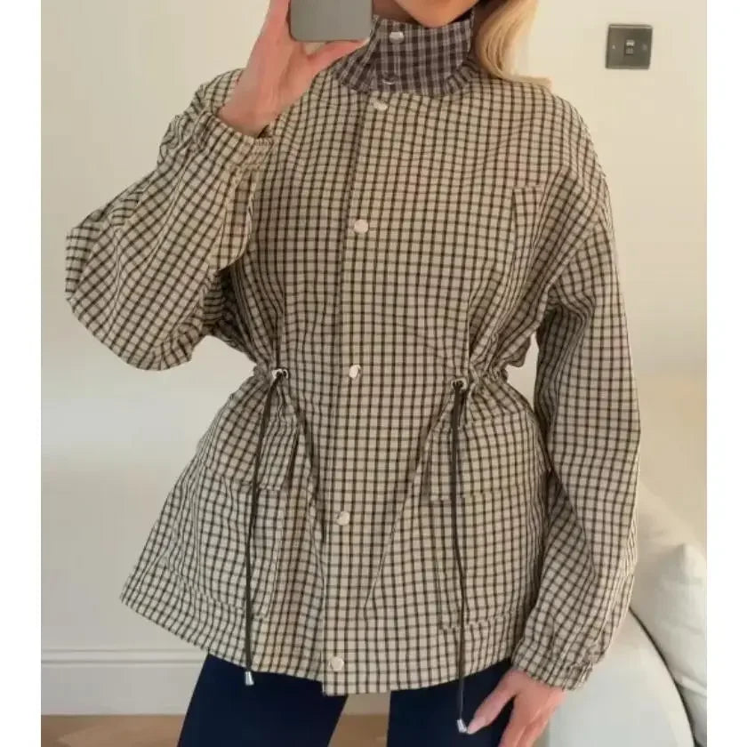 Button Stretch Fashion Jacket