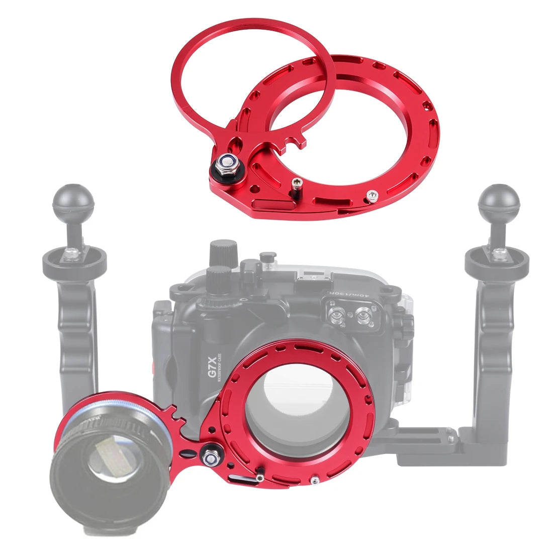 Puluz Aluminum Alloy Swing Wet-Lens