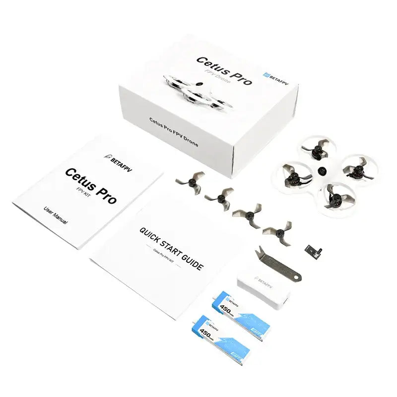 BETAFPV Cetus Pro FPV Drone 4k Professional ELRS ELRS Version+550MAH 1S BT2.0 Battery 4PCS * 1+6 Port Charger Mini Drone Drones con cámara