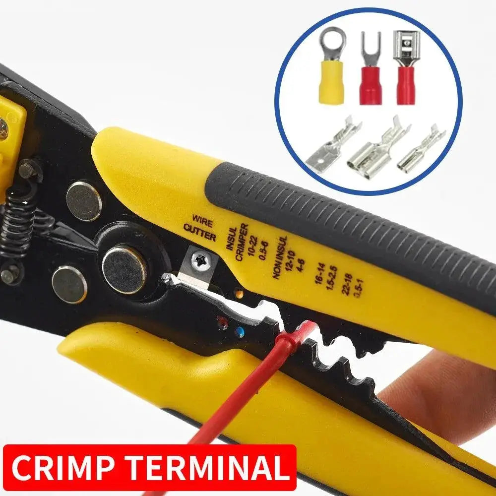 Crimper Cable Cutter Adjustable Automatic Wire Stripper Tool