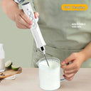 3 In 1 Electric Milk Frother Rechargeable Handheld Mixer
