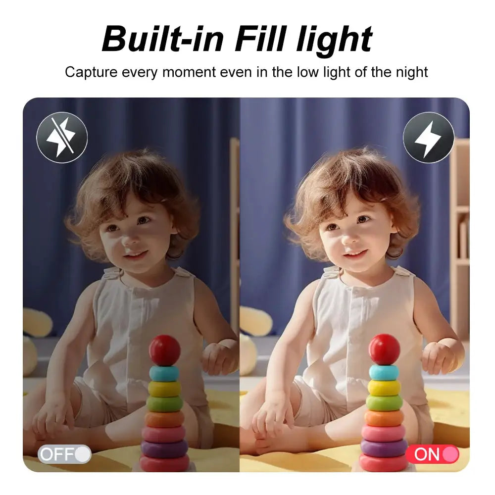 Digital Camera 8X Digital Zoom Vintage Video Recorder 180° Flip Screen Compact Digital Photography Camera for Children Toys