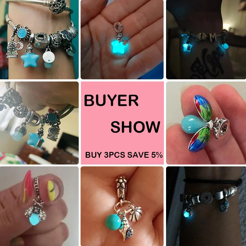 Sterling Silver Glow Dark Firefly