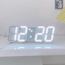 LED Wall Clock: Creative 3D Design with USB Port Home Decor
