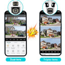 Smart Three Lens Outdoor Camera for Smarter Living