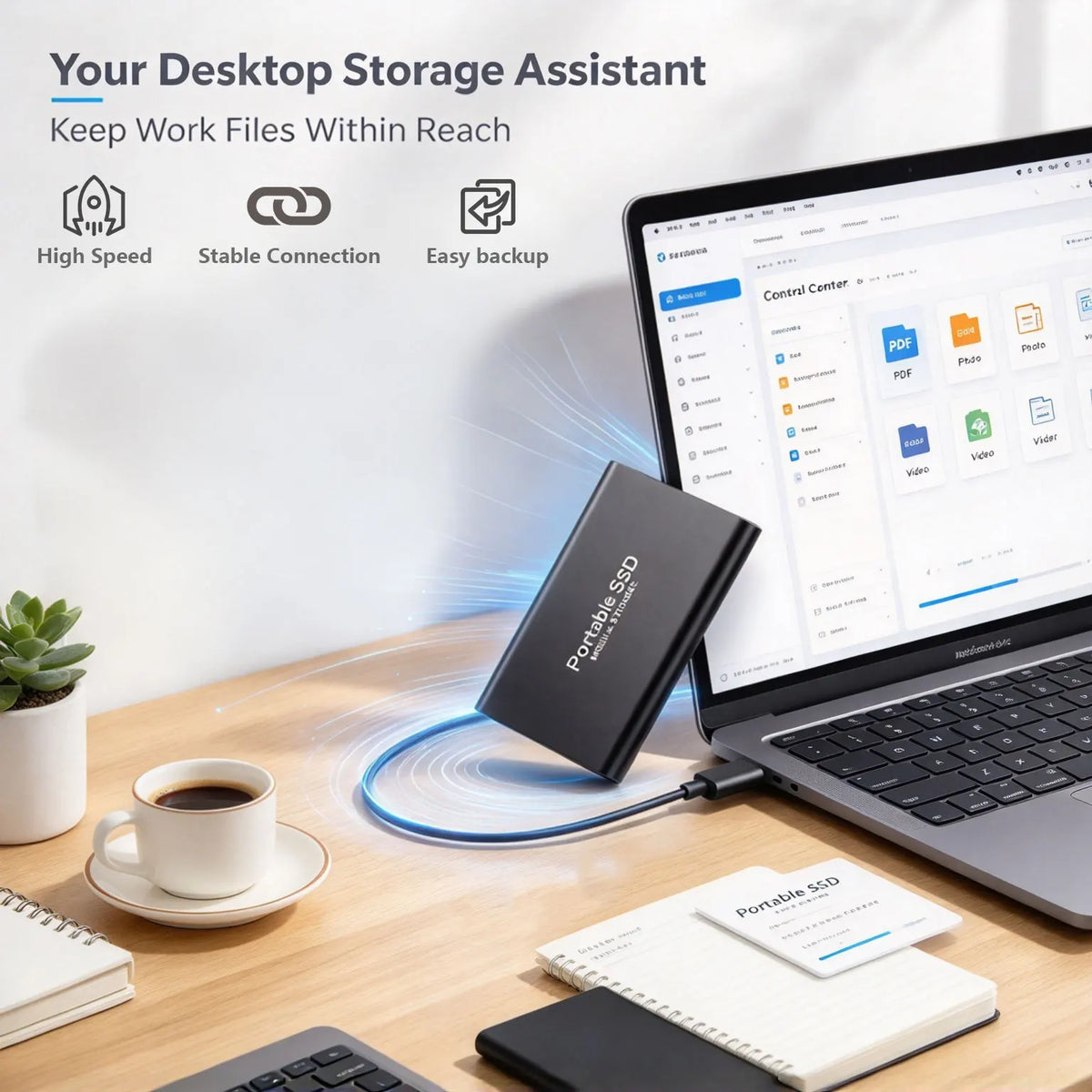 Portable External SSD Drive