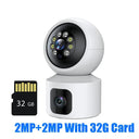 Hiseeu 4MP PTZ IP Security Camera Color Night Vision System